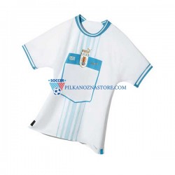 Urugwaj Koszulka Męska Wyjazdowy MŚ 2022 Krótkie Rękawy