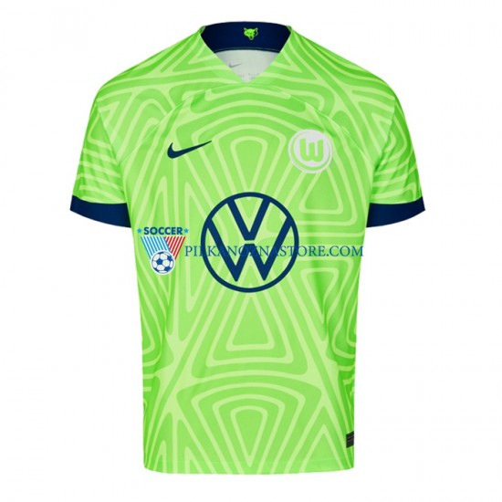 VfL Wolfsburg Koszulka Męska Domowy 2022-2023 Krótkie Rękawy