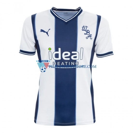 West Bromwich Albion Koszulka Męska Domowy 2022-2023 Krótkie Rękawy