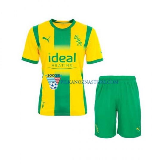West Bromwich Albion dla Dzieci Koszulka Wyjazdowy 2022-2023 Krótkie Rękawy