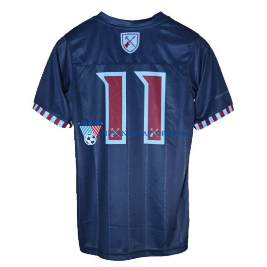 West Ham United Iron Maiden Koszulka Męska Wyjazdowy Krótkie Rękawy