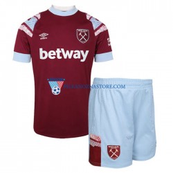 West Ham United dla Dzieci Koszulka Domowy 2022-2023 Krótkie Rękawy