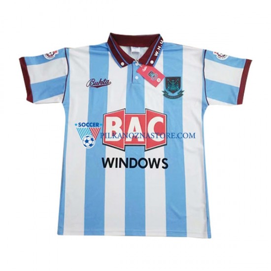 West Ham United Retro Koszulka Męska Wyjazdowy 1991-1992 Krótkie Rękawy
