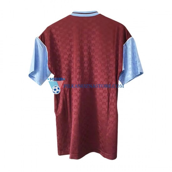 West Ham United Retro Koszulka Męska Domowy 1989-1990 Krótkie Rękawy