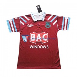 West Ham United Retro Koszulka Męska Domowy 1991-1992 Krótkie Rękawy