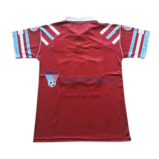 West Ham United Retro Koszulka Męska Domowy 1991-1992 Krótkie Rękawy