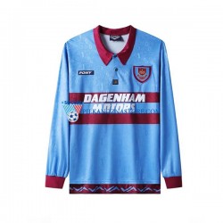 West Ham United Retro Koszulka Męska Domowy 1995-1996 Długie Rękawy