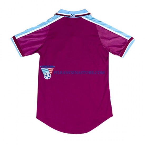 West Ham United Retro Koszulka Męska Domowy 1999-2001 Krótkie Rękawy