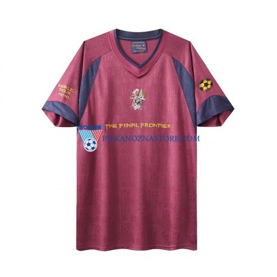 West Ham United Iron Maiden Retro Koszulka Męska Wyjazdowy 2010 Krótkie Rękawy