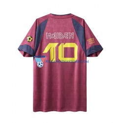 West Ham United Iron Maiden Retro Koszulka Męska Wyjazdowy 2010 Krótkie Rękawy
