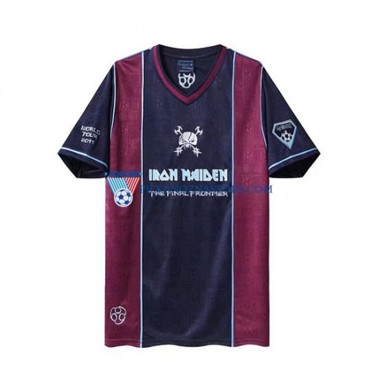 West Ham United Iron Maiden Retro Koszulka Męska Domowy 2011 Krótkie Rękawy