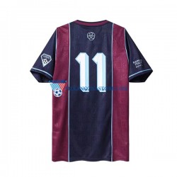 West Ham United Iron Maiden Retro Koszulka Męska Domowy 2011 Krótkie Rękawy