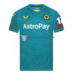 Wolverhampton Wanderers Koszulka Męska Wyjazdowy 2022-2023 Krótkie Rękawy