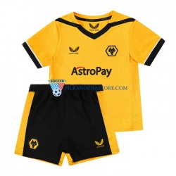 Wolverhampton Wanderers dla Dzieci Koszulka Domowy 2022-2023 Krótkie Rękawy