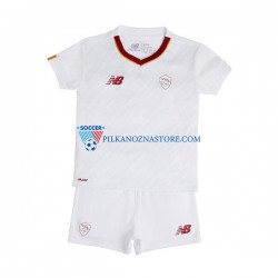 AS Roma dla Dzieci Koszulka Wyjazdowy 2022-2023 Krótkie Rękawy