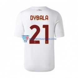 AS Roma Paulo Dybala 21 Koszulka Męska Wyjazdowy 2022-2023 Krótkie Rękawy