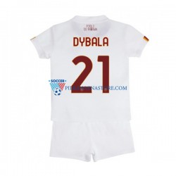 AS Roma dla Dzieci Paulo Dybala 21 Koszulka Wyjazdowy 2022-2023 Krótkie Rękawy
