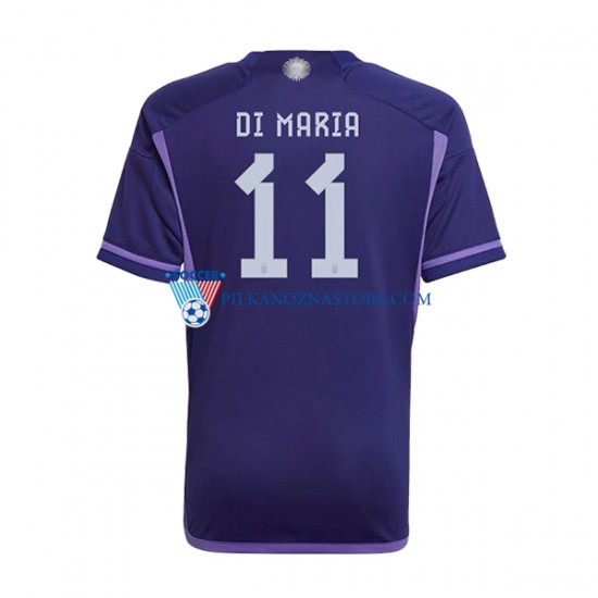 Argentyna Di Maria 11 Koszulka Męska Wyjazdowy MŚ 2022 Krótkie Rękawy