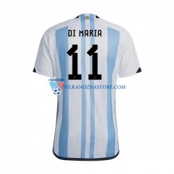 Argentyna Di Maria 11 Koszulka Męska Domowy MŚ 2022 Krótkie Rękawy