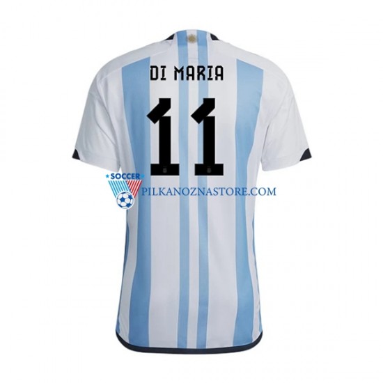 Argentyna Di Maria 11 Koszulka Męska Domowy MŚ 2022 Krótkie Rękawy