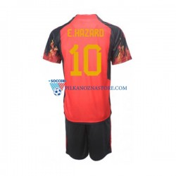 Belgia dla Dzieci Hazard 10 Koszulka Domowy MŚ 2022 Krótkie Rękawy