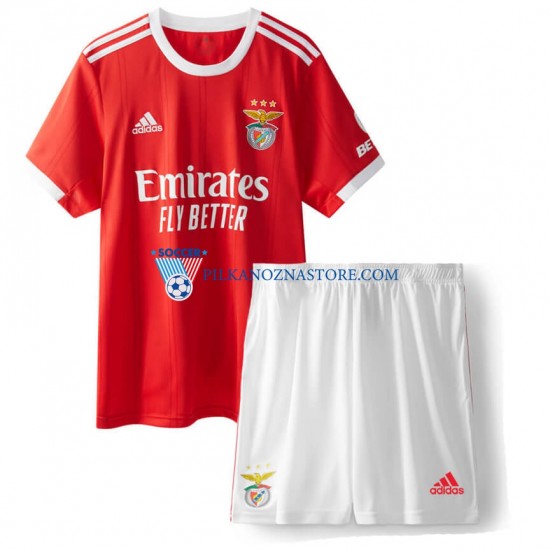 Benfica dla Dzieci Koszulka Domowy 2022-2023 Krótkie Rękawy