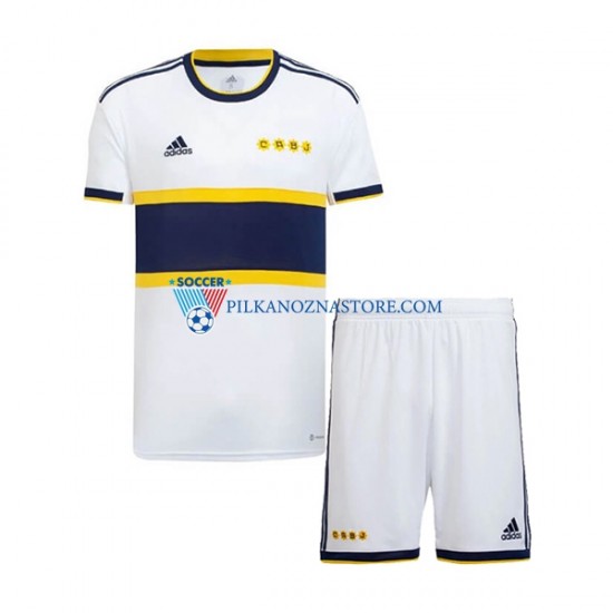 CA Boca Juniors dla Dzieci Koszulka Wyjazdowy 2022-2023 Krótkie Rękawy