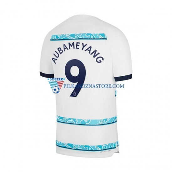 Chelsea Aubameyang 9 Koszulka Męska Wyjazdowy 2022-2023 Krótkie Rękawy