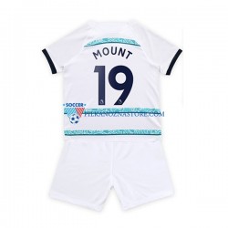 Chelsea dla Dzieci Mount 19 Koszulka Wyjazdowy 2022-2023 Krótkie Rękawy