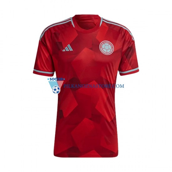 Kolumbia Koszulka Męska Wyjazdowy 2022-2023 Krótkie Rękawy