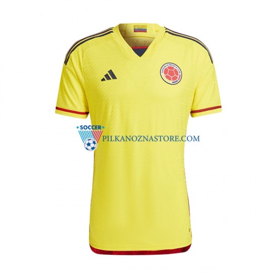 Kolumbia Koszulka Męska Domowy 2022-2023 Krótkie Rękawy