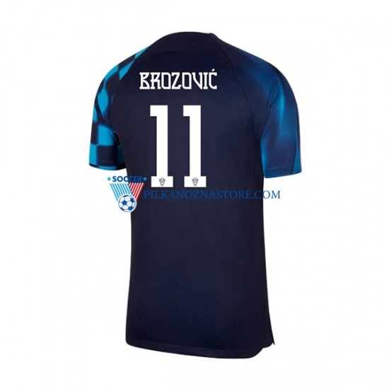 Chorwacja Brozovic 11 Koszulka Męska Wyjazdowy MŚ 2022 Krótkie Rękawy