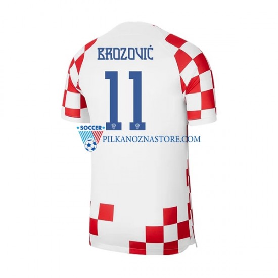 Chorwacja Brozovic 11 Koszulka Męska Domowy MŚ 2022 Krótkie Rękawy