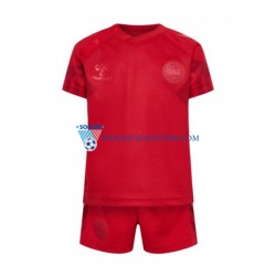 Dania dla Dzieci Koszulka Domowy MŚ 2022 Krótkie Rękawy