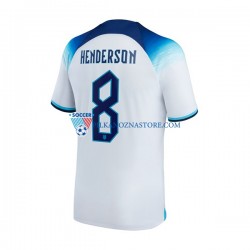 Anglia Henderson 8 Koszulka Męska Domowy MŚ 2022 Krótkie Rękawy