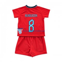 Anglia dla Dzieci Henderson 8 Koszulka Wyjazdowy MŚ 2022 Krótkie Rękawy