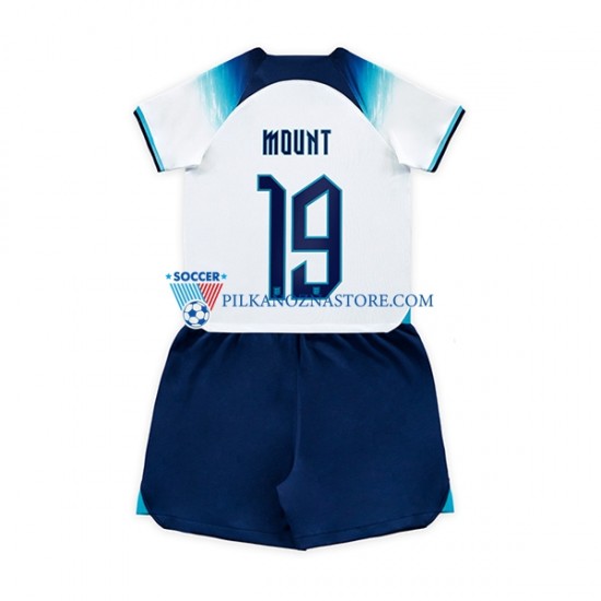 Anglia dla Dzieci Mount 19 Koszulka Domowy MŚ 2022 Krótkie Rękawy