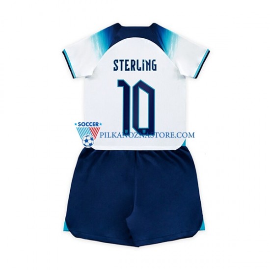 Anglia dla Dzieci Sterling 10 Koszulka Domowy MŚ 2022 Krótkie Rękawy