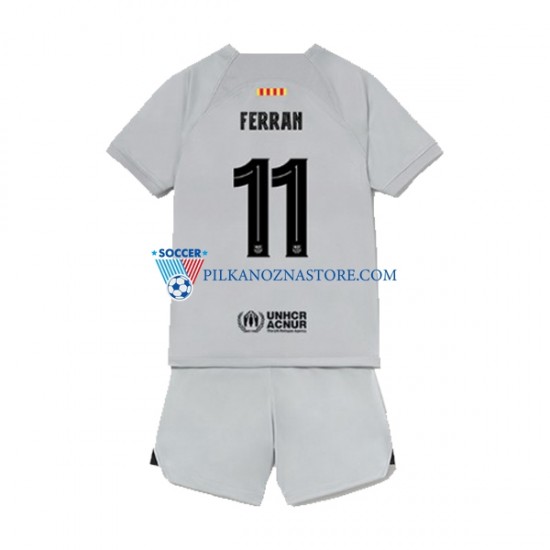 FC Barcelona dla Dzieci Ferran Torres 11 Koszulka Trzeci 2022-2023 Krótkie Rękawy