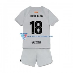 FC Barcelona dla Dzieci Jordi Alba 18 Koszulka Trzeci 2022-2023 Krótkie Rękawy