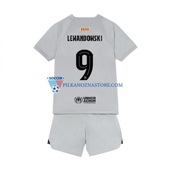 FC Barcelona dla Dzieci Lewandowski 9 Koszulka Trzeci 2022-2023 Krótkie Rękawy