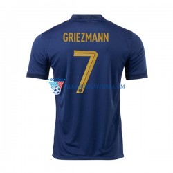 Francja Griezmann 7 Koszulka Męska Domowy MŚ 2022 Krótkie Rękawy