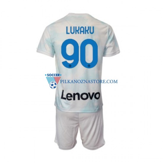 Inter Mediolan dla Dzieci Romelu Lukaku 90 Koszulka Wyjazdowy 2022-2023 Krótkie Rękawy