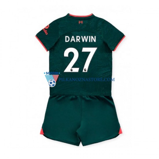 Liverpool dla Dzieci Darwin Nunez 27 Koszulka Trzeci 2022-2023 Krótkie Rękawy