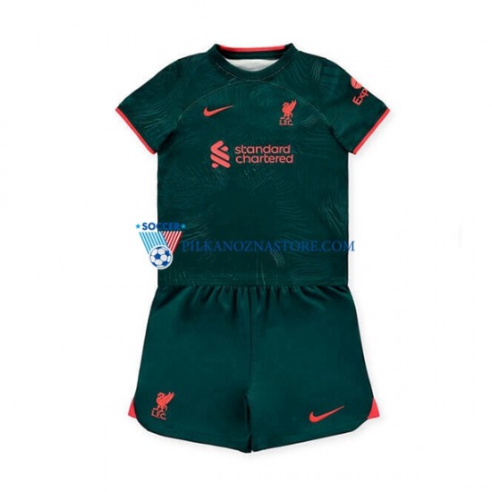 Liverpool dla Dzieci Koszulka Trzeci 2022-2023 Krótkie Rękawy