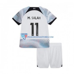 Liverpool dla Dzieci M.Salah 11 Koszulka Wyjazdowy 2022-2023 Krótkie Rękawy