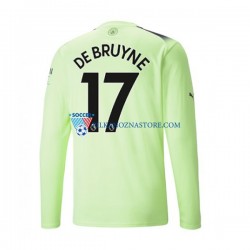 Manchester City De Bruyne 17 Koszulka Męska Trzeci 2022-2023 Długie Rękawy