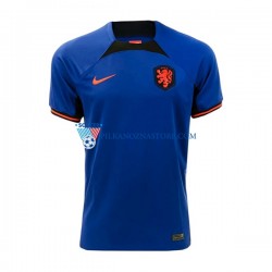 Holandia Memphis 10 Koszulka Męska Wyjazdowy MŚ 2022 Krótkie Rękawy