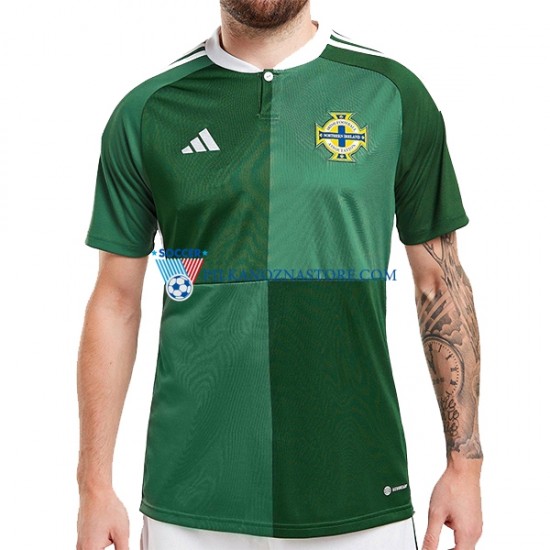 Irlandi Północna Koszulka Męska Domowy 2022-2023 Krótkie Rękawy