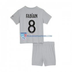 Paris Saint-Germain dla Dzieci Fabian 8 Koszulka Wyjazdowy 2022-2023 Krótkie Rękawy